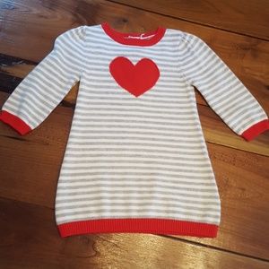 Gymboree Heart ❤ sweater dress 12-18 months